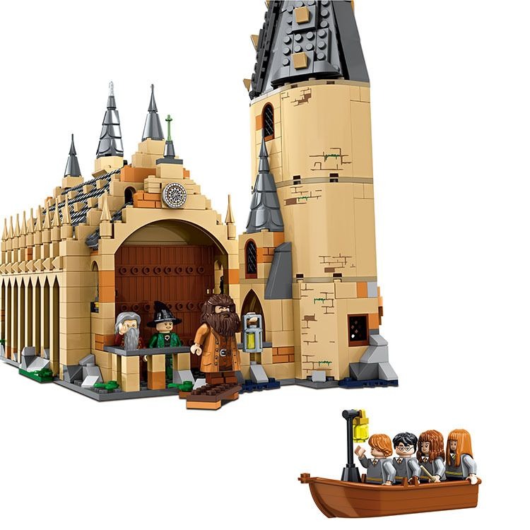 Harry Potter Little Hogwarts Castle, Not Lego but compatible, w Mini Figures.