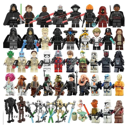 Star Wars Mini Figures - Pack of 56