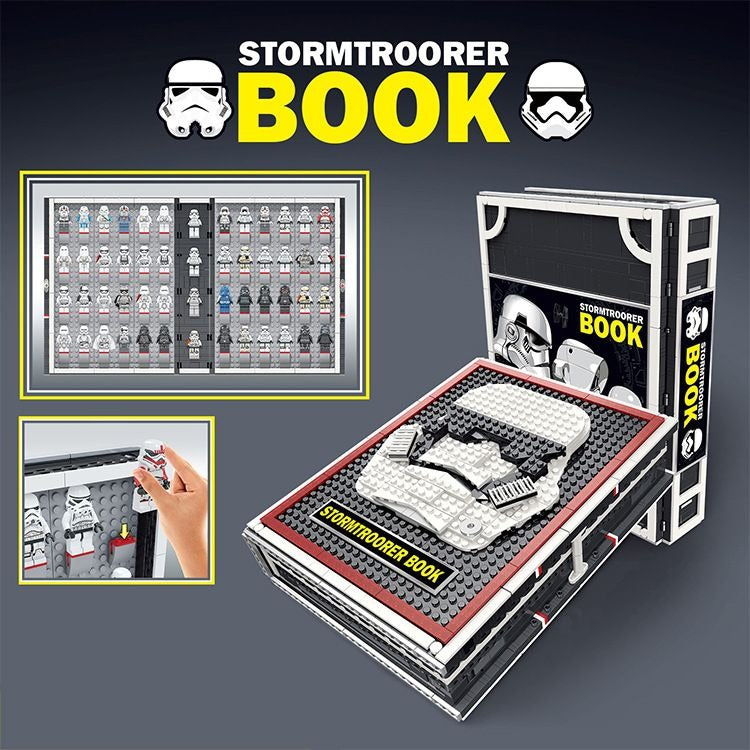 Storm Trooper Mini Figure Book, Lego Compatible Blocks. 2480 Pcs Star Wars