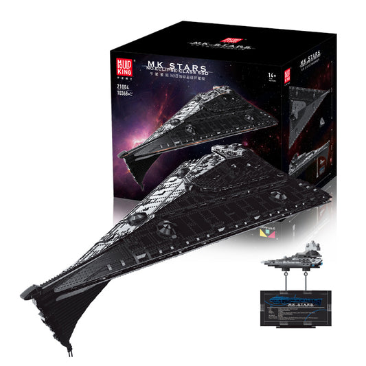 Mould King 21004 Super Star Destroyer Model, Eclipse-Class Imperial Star Destroyer Building Toy, 10368+Pcs Buildable Toy Model