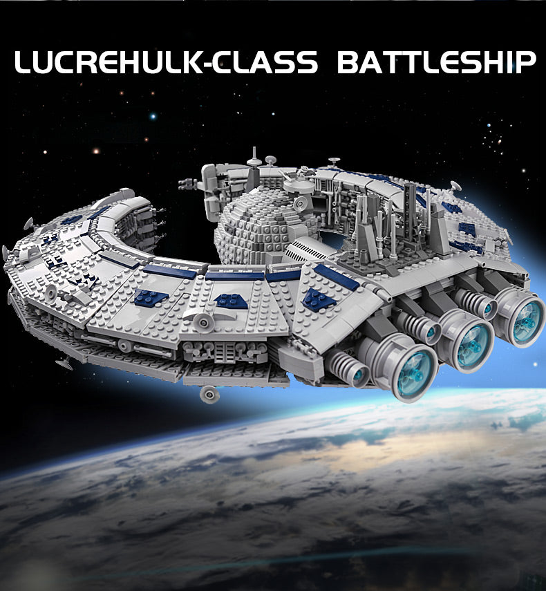 MOULD KING 21008 Lucrehulk Star Control Battleship Ship with 3663 Pieces