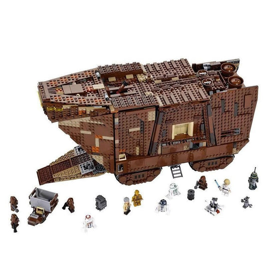 Desert / Sand Crawler. Lego Compatible Star Wars, 3596 Pcs. Sealed w MiniFigures