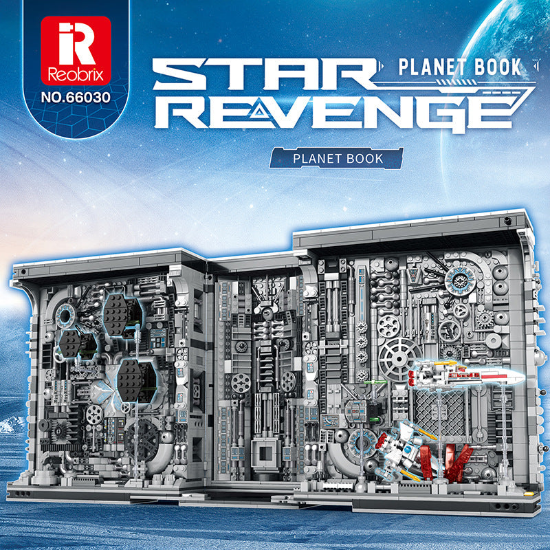 REOBRIX 66030 Star Revenge Planet Book with 3058 Pieces EXTREMELY COOL, with Lights
