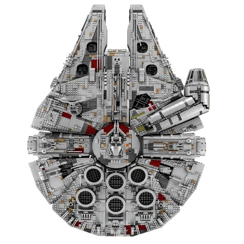 Millennium Falcon - 83226 Huge Lego Compatible - 8445 Pieces Kit with Tilt Stand and Light Kit!!