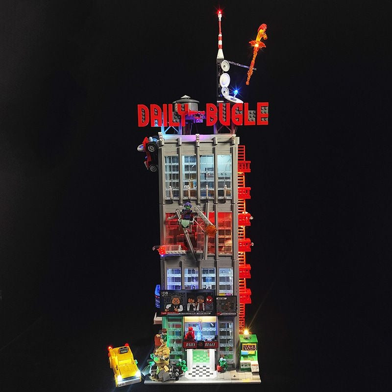 Daily Bugle Light Kit. For Lego, No blocks included