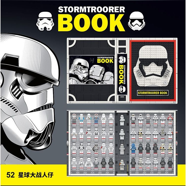 Storm Trooper Mini Figure Book, Lego Compatible Blocks. 2480 Pcs Star Wars