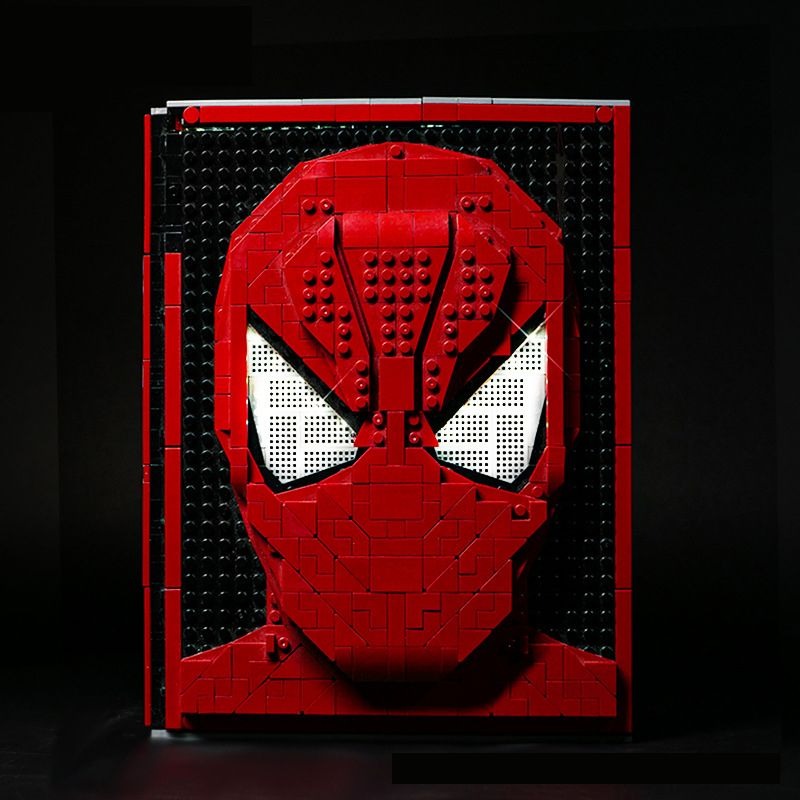 Spiderman Lego Book Light Kit. No book only lights.