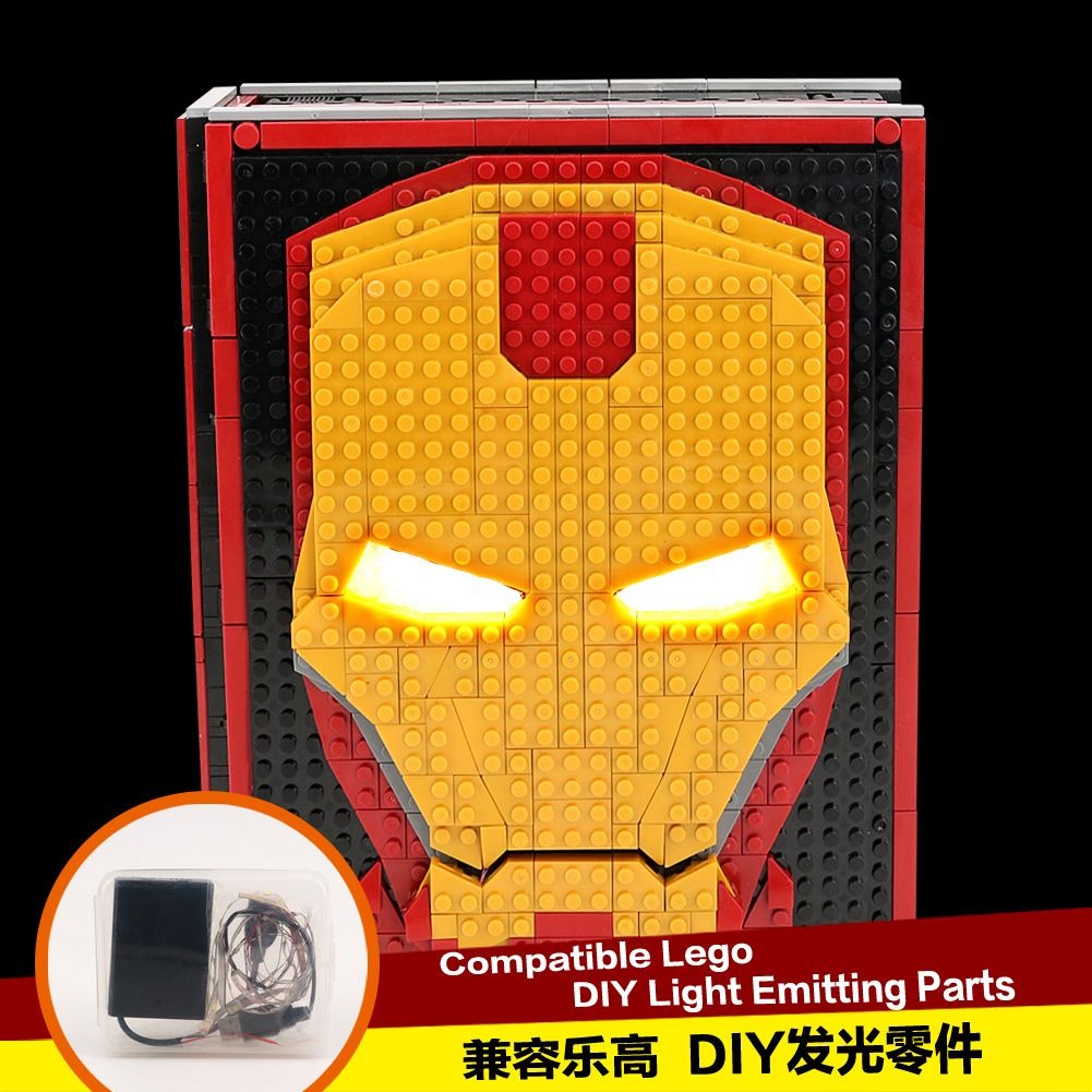 Iron Man Lego Book Light Kit