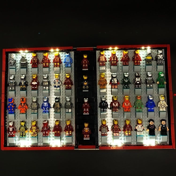 Iron Man Lego Book Light Kit