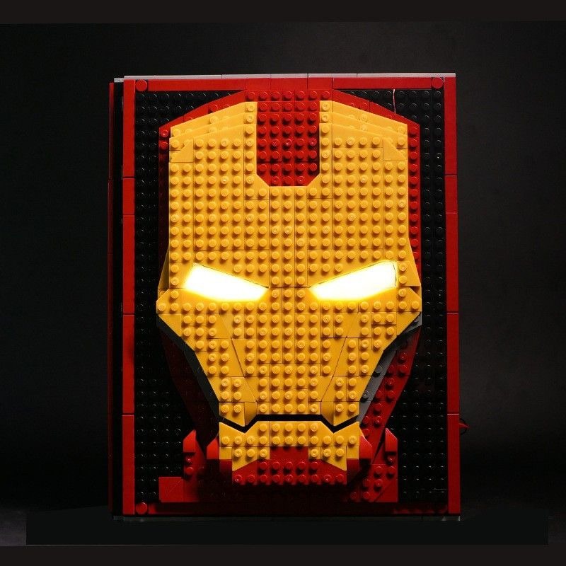 Iron Man Building Block Book, with Mini Figures. Lego Compatible, 3301 Pcs