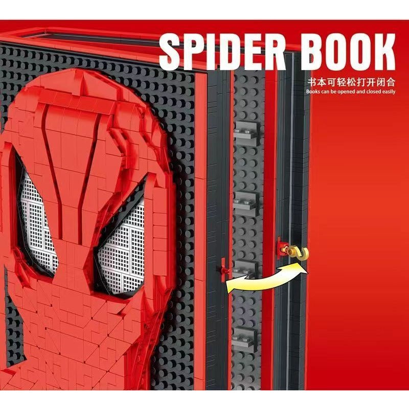 Spiderman Non Lego but compatible Block Book. 1888 Pcs. 55 Mini Figures